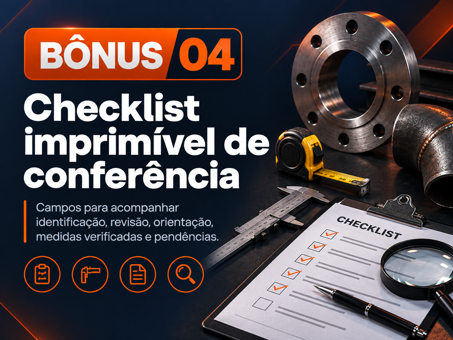 Bônus 4: Checklist imprimível de conferência